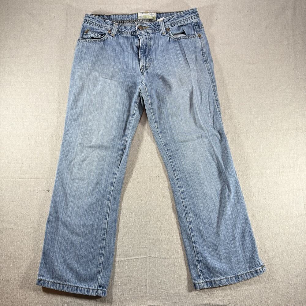 Vintage 1998 Old Navy Women’s Capri Jeans Side Slits Size 6 Made In Mexico